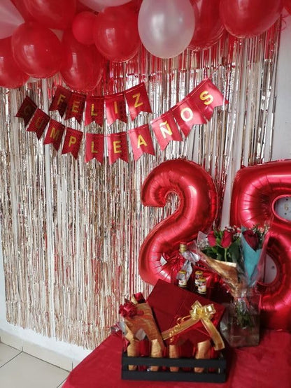 Red Number 2 Balloon - 40 Inch 2nd Birthday Decoration for Toddlers | Sparkling Party Decor