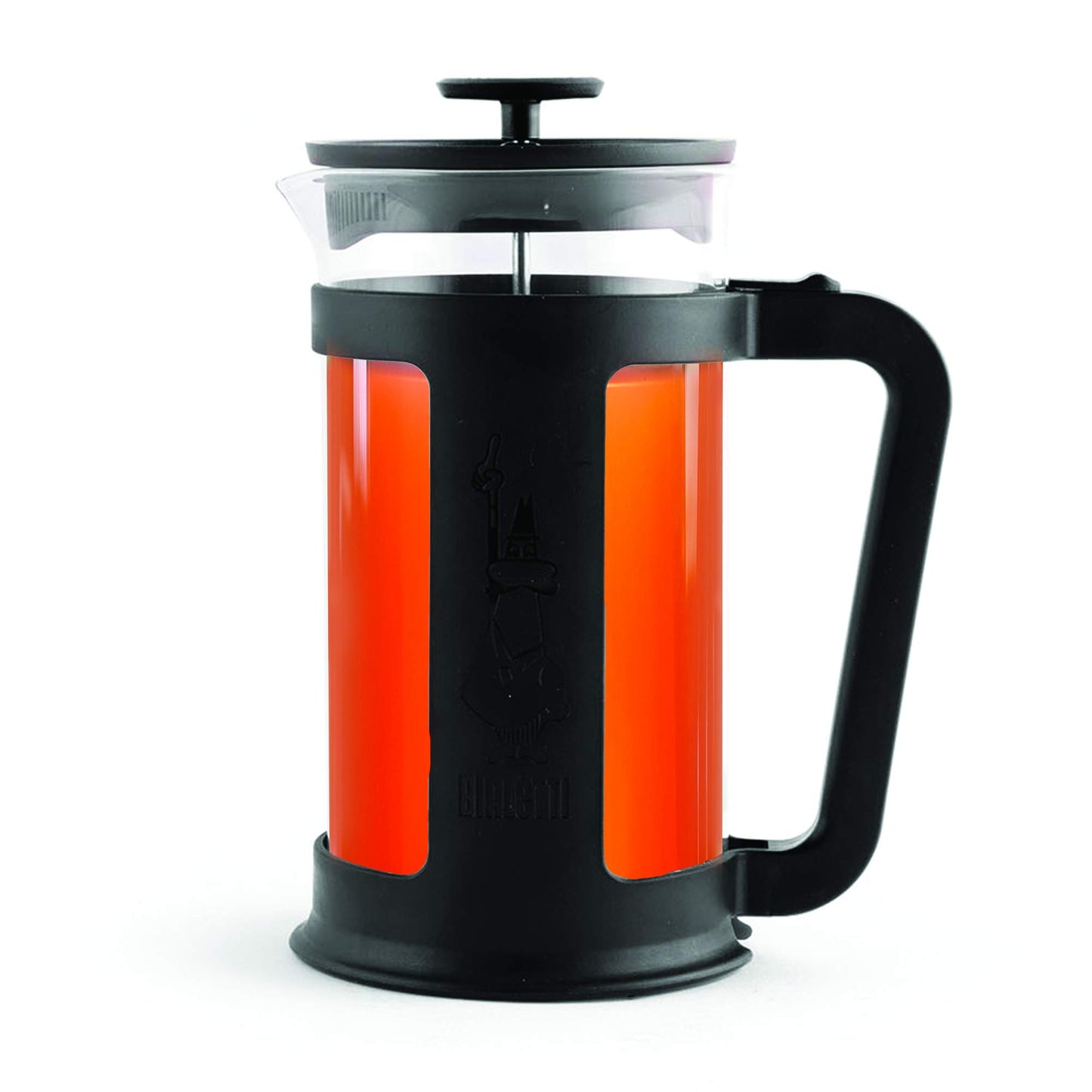 Bialetti Coffee Press Smart, French Press for coffee or tea, borosilicate glass container, dishwasher safe, 1 L - 34 Oz (8-cup), Black