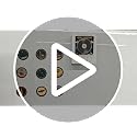 ACMONEY Christmas Vinyl Player Fridge Music Box Set - NFC Magnetic Mini Turntable - 1 Set-A