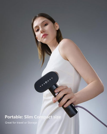 G6 Portable Travel Steamer - Lightweight 0.7lbs, 10 Minutes Continuous Steam, 900W Iron for Clothes