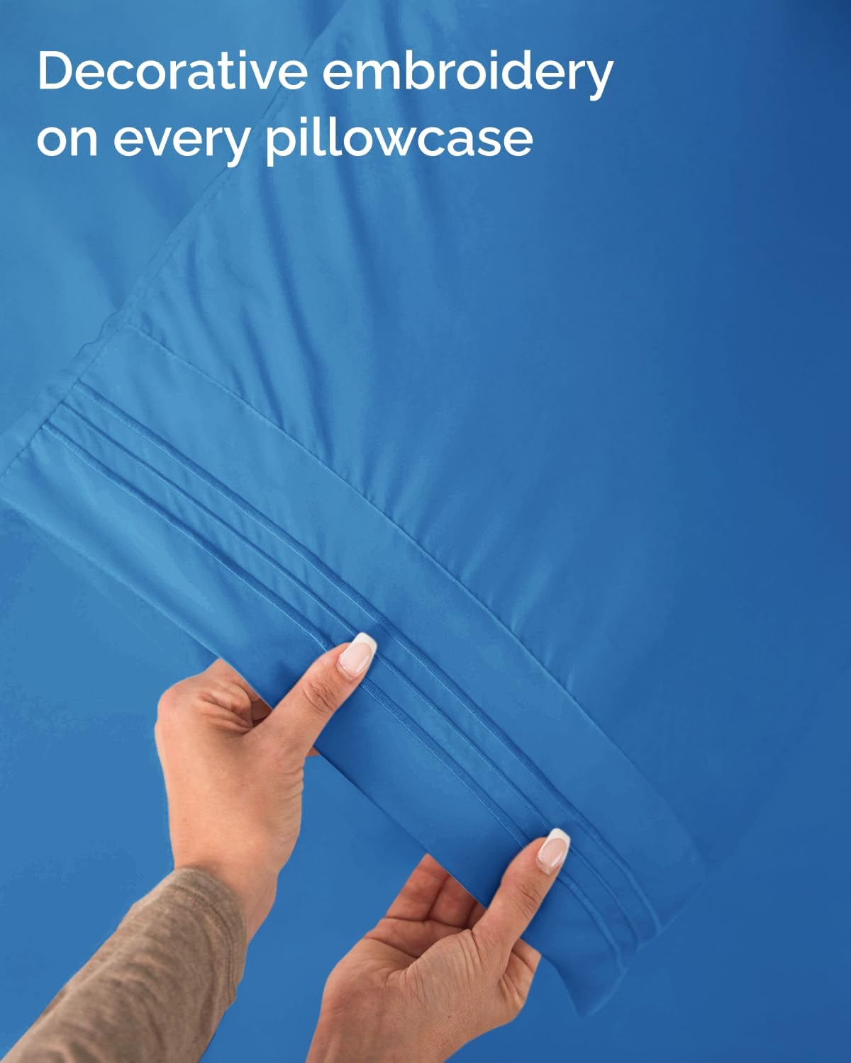 Royal Blue Twin Size 3-Piece Sheet Set | Comfy, Breathable, Cooling Bedding - Hotel Luxury for All
