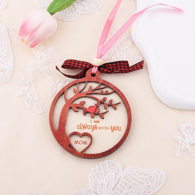 Memorial Christmas Ornament in Memory of Mom - Loss of Mother Sympathy Gift - Variation of Memorial Gifts for Loss of Mother