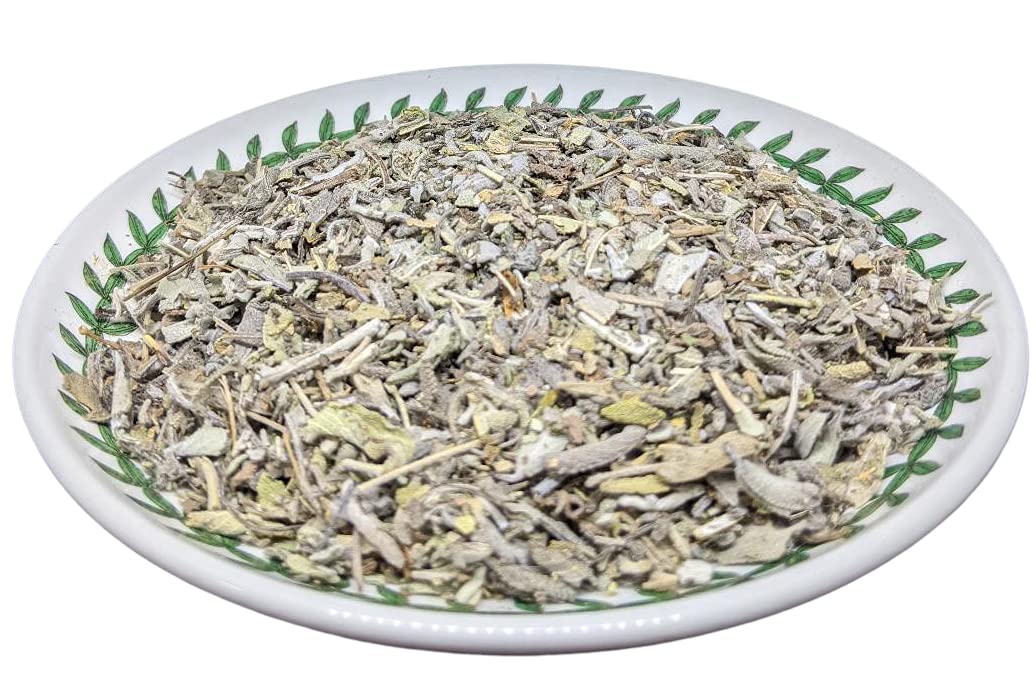 Sage - Salvia officinalis Dried Loose Leaf C/S by Nature Tea (4 oz)