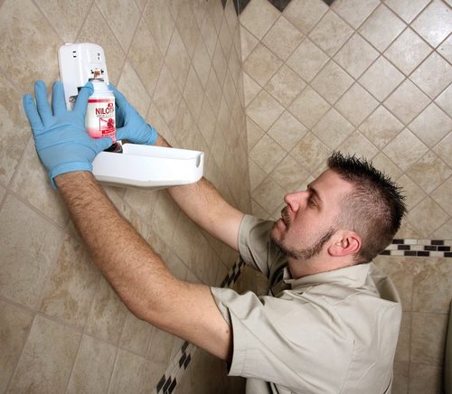 Hospeco Health Gards Metered Aerosol Air Freshener (Fresh Linen Scent, 7 oz. Cans, Case of 12)