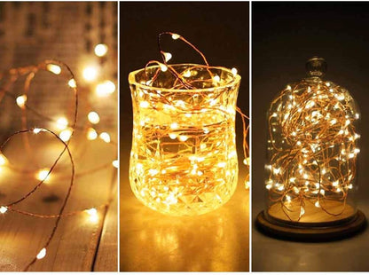 Twinkle Star 200 LED Copper Fairy String Lights - 66 FT USB Powered with Remote Control | Warm White for Home Decor
