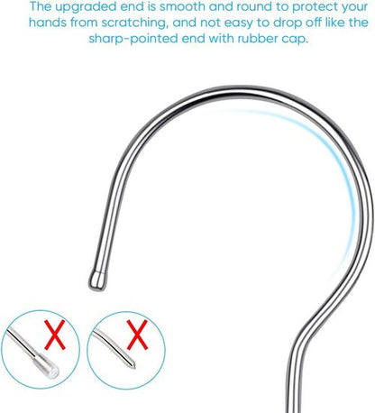 Fayleeko Wire Coat Hangers - 40 Pack Heavy Duty Stainless Steel Ultra Thin Space-Saving 16.5 Inch