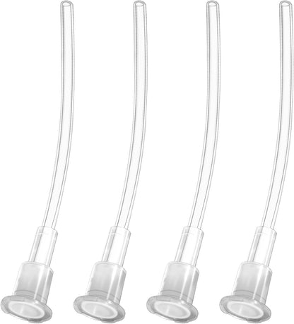 YARRAMATE 16oz Glass Oil Sprayer - Versatile Kitchen Tool with 4 Replacement Straws | White