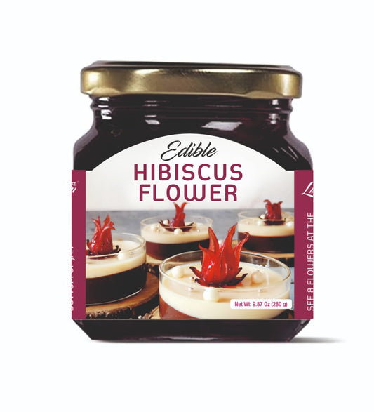 Lunn Hibiscus Flower in Syrup Jar with Cap 280 gm