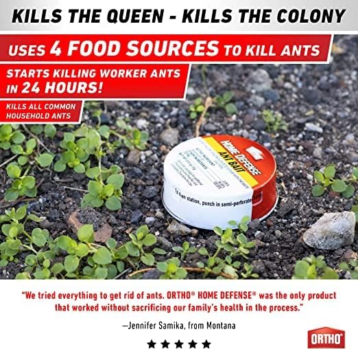Ortho Home Defense Ant Traps - 10 Pack Metallic & Adhesive Indoor/Outdoor Ant Killer