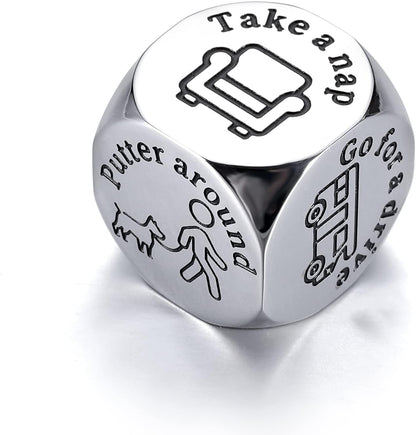 Retirement Gifts for Men Women, Retired Gifts for Men Funny Decider Dice, Happy Retirement Gifts for Boss Coworker Going Away Leaving Gifts for Coworker Retired Dad Teacher Easter Basket Stuffers