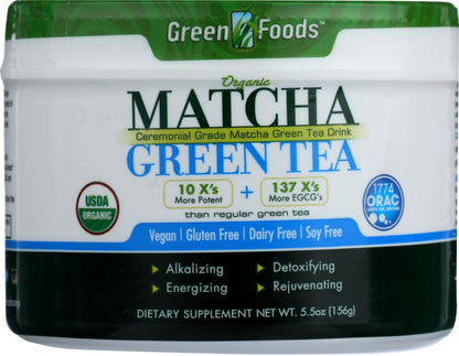 Green Foods Matcha Green Tea 1x 5.5 Oz