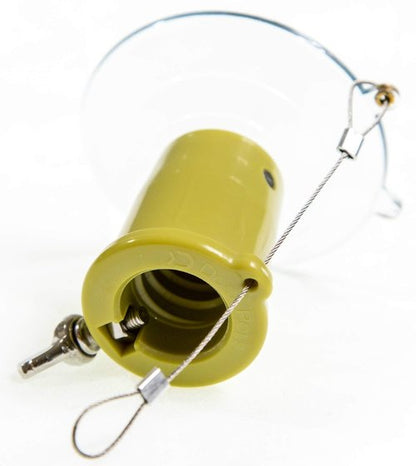 DOCA Light Bulb Changer for High Ceilings 6-24 Ft with Extension Pole, Heavy Duty Telescoping Pole for Changing Recessed Lights and Outdoor Flood Lights - Suction Cup + Cage Head