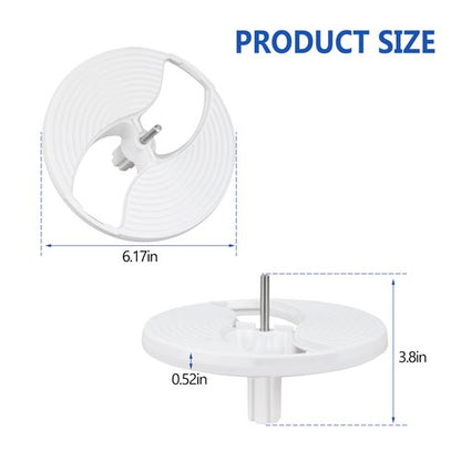 K650 Food Processor Disc Holder for Braun,Disc Holder, Disc Carrier fits Braun models K650 K600 K700 K750 FP3010 FP3020 FX3030WH