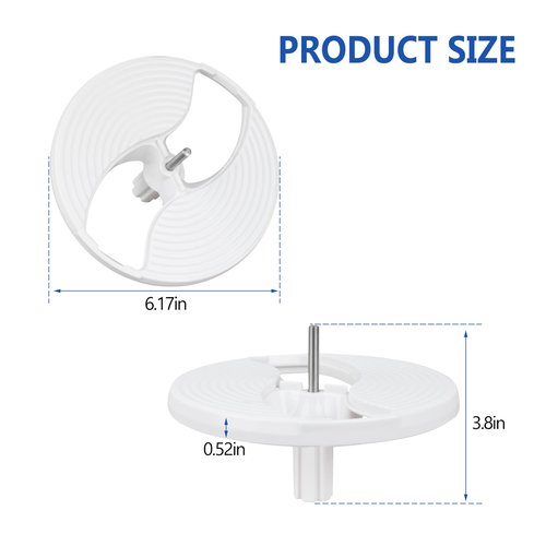 7051-145 Food Processor Disc Holder for Braun Disc holder, insert carrier fits for Braun models K600 K650 K700 K750 FP3010 FP3020 FX3030WH