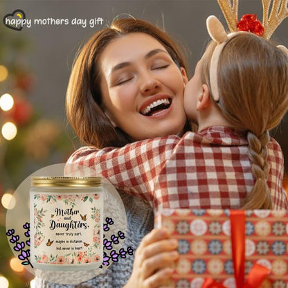 Regine Switzerland | Mom Gifts Candle - Heartfelt "Never Truly Apart" Design | Perfect for Daughters