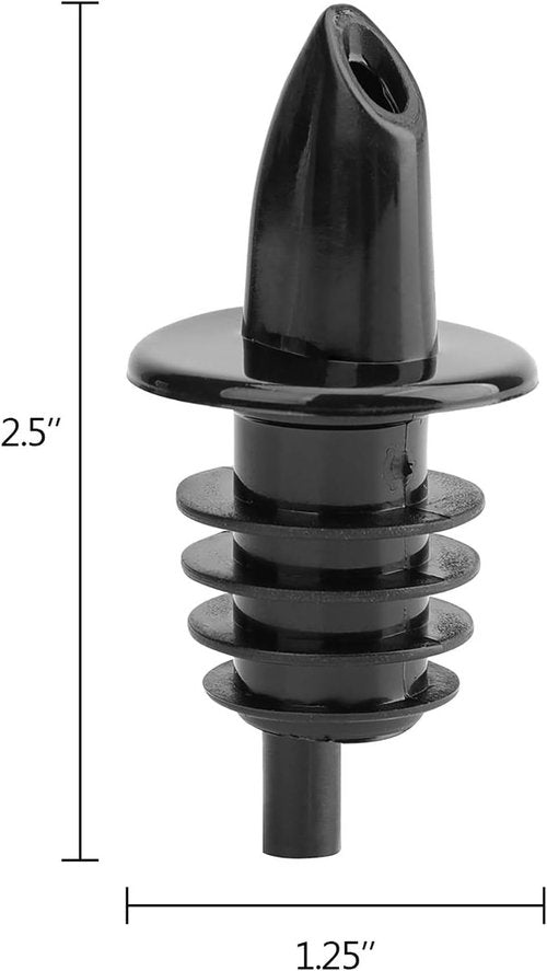 Hedume 50 Pack Bottle Pourers, Free Flow Pourers, Liquor Bottle Pourers Perfect for Pubs, Clubs, Restaurants, Bars, Coffee Shops and Diners