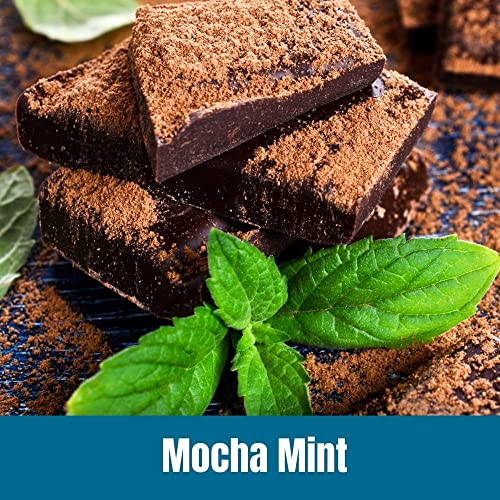 Door County Coffee Mocha Mint Flavored Coffee Whole bean | 10 oz Bag | Flavored Whole Bean Coffee Medium Roast | 100% Specialty Arabica Coffee Whole bean | Flavored Gourmet Coffee | Mocha Mint Coffee