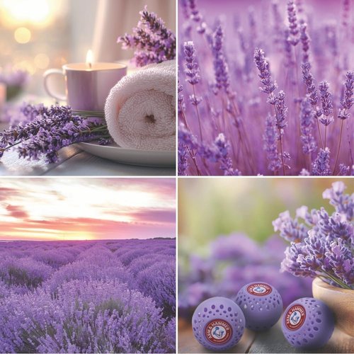 Arm & Hammer OdorBusterz® Odor Eliminator Balls - Lavender Scent | 3 Count for Effective Odor Control in Closets & Drawers