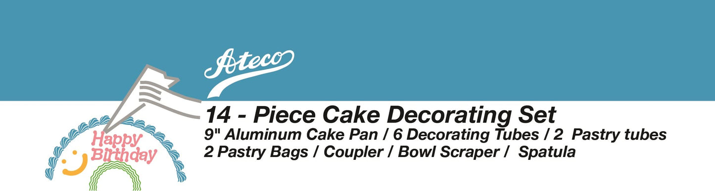 Ateco 14-Piece Cake Decorating Set