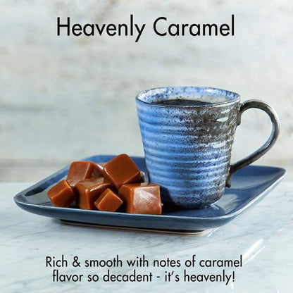 Door County Coffee - Heavenly Caramel Medium Roast - Sweet & Buttery Flavored Ground Coffee - 20 oz Bag