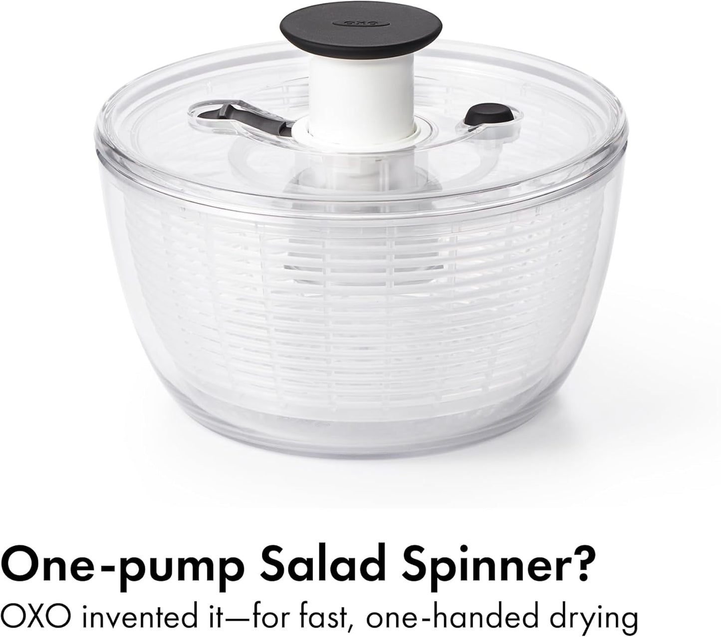 OXO Good Grips Salad Spinner - Efficient Lettuce & Herb Washer | Compact Design for Easy Use