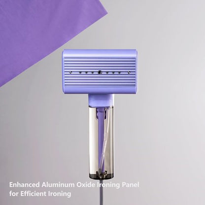 G10 Portable Handheld Garment Steamer - 1200W Mini Travel Iron, Lightweight 0.9 lbs, Violet