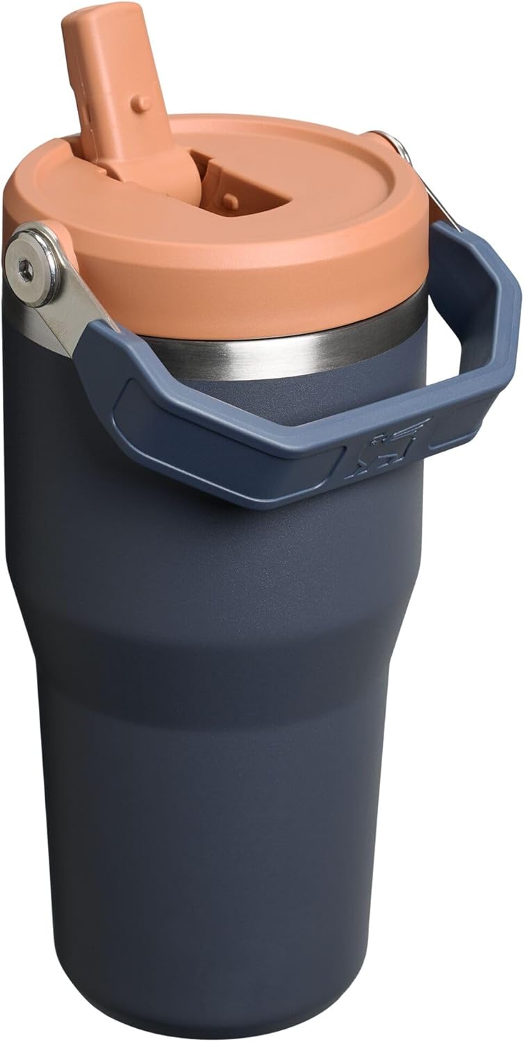 STANLEY IceFlow 2.0 Tumbler - 20 oz Insulated Water Bottle with Flip Straw & Handle | BPA-Free Twilight