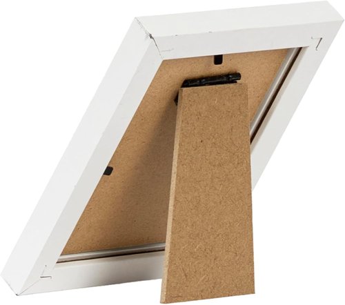 JCJMY 3x4 Picture Frame - Black Tabletop & Wall Display with Shatter-Resistant Plexiglass