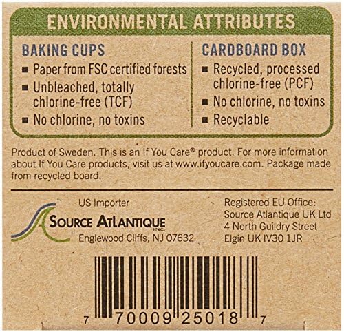 If You Care Mini Baking Cups - FSC Certified, Eco-Friendly, 90 Count Pack