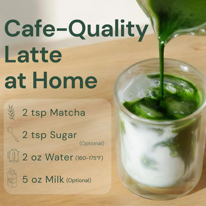 Wako Matcha - Authentic Ceremonial Grade Uji Matcha Green Tea Powder | 40g (1.4 oz) for Café-Quality Drinks