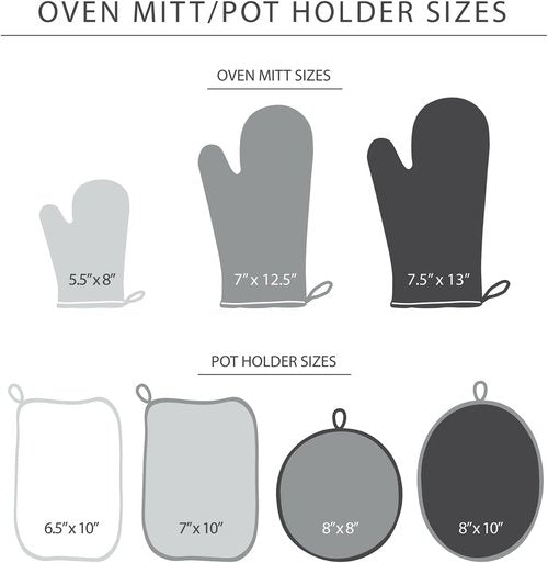 KitchenAid Ribbed Soft Silicone Oven Mitts - Heat Resistant 2-Pack Set, 7.5"x13", Pistachio Color