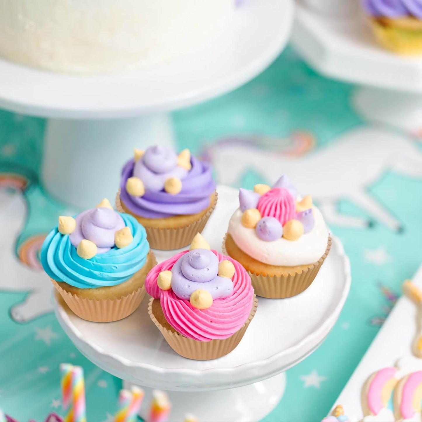 Regine Switzerland Cupcake Liners - Natural Baking Cups for Muffins | 200 Pack