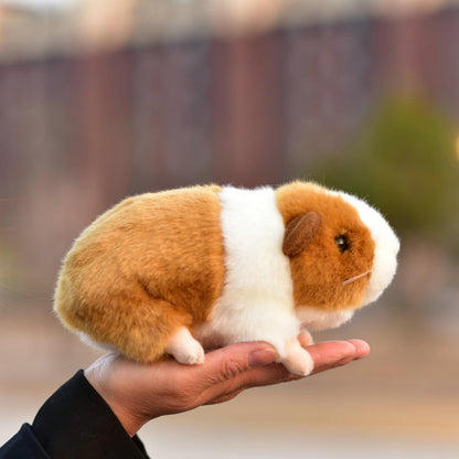 Simulated Hamster Plush Toy - Realistic Guinea Pig Doll for Kids | Soft and Squeezable Design