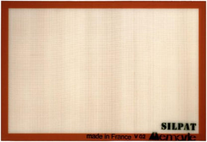 Silpat Non-Stick Silicone Baking Mat - Commercial Size 16.5" x 24.5" for Perfect Baking Results