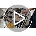 3.5 Quart Stainless Steel Deep Frying Pan with Lid - Tri-Ply Non-Stick Saute Pan