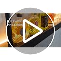 LED Wall Mounted Wine Rack and Bar Shelves - Black, 36 Inch