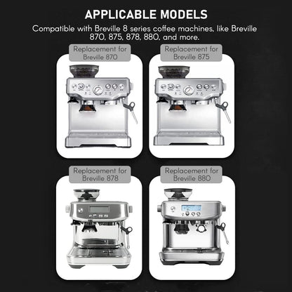 Bottomless Portafilter 54mm, Bottomless Naked Portafilter Compatible with Breville 8 Series and 54mm Breville Machines