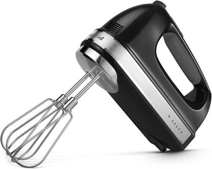 KitchenAid 9-Speed Hand Mixer - Powerful Performance in Sleek Onyx Black Finish