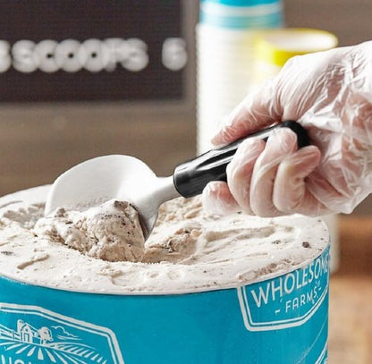 Heavy Duty Ice Cream Spade Scoop - Non-Slip Stainless Steel Spoon for Hard Frozen Treats