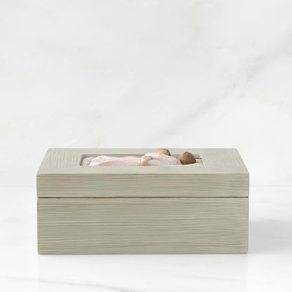 Willow Tree Memory Box - Mother and Daughter Sculpture with Jewelry Storage | Hand-Painted Keepsake