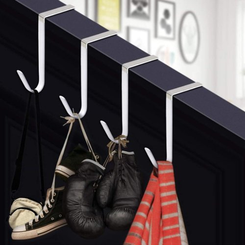 Black Wreath Hanger - Durable Carbon Steel Door Hook for Fall & Christmas Decor | 5-Inch Height