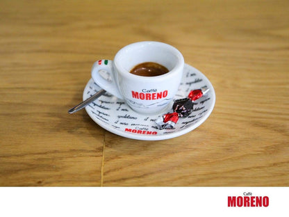 Coffee Ground Espresso Made in Italy Caffe Moreno Top Espresso 8.8 oz - 250 g. Il Vero Espresso Napoletano.