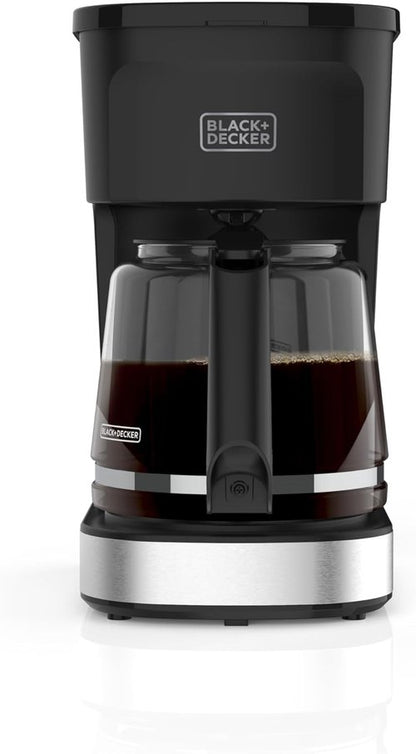 BLACK+DECKER 12-Cup Coffee Maker - One-Switch Drip Design with Vortex Showerhead & Keep Warm Function