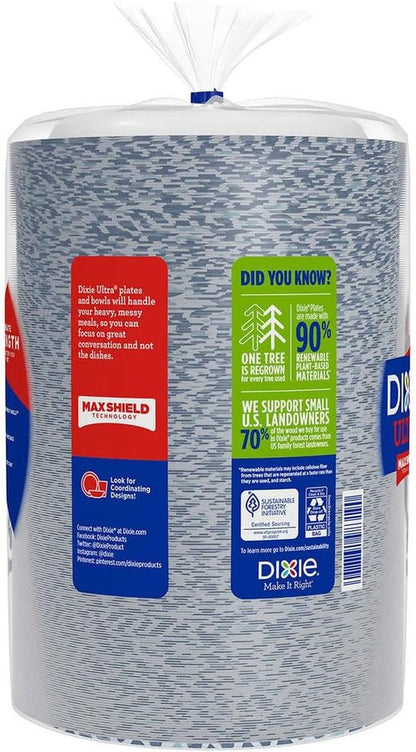 Dixie Ultra Disposable Paper Plates - 8.5 Inch Lunch & Light Dinner Size - 240 Count Pack