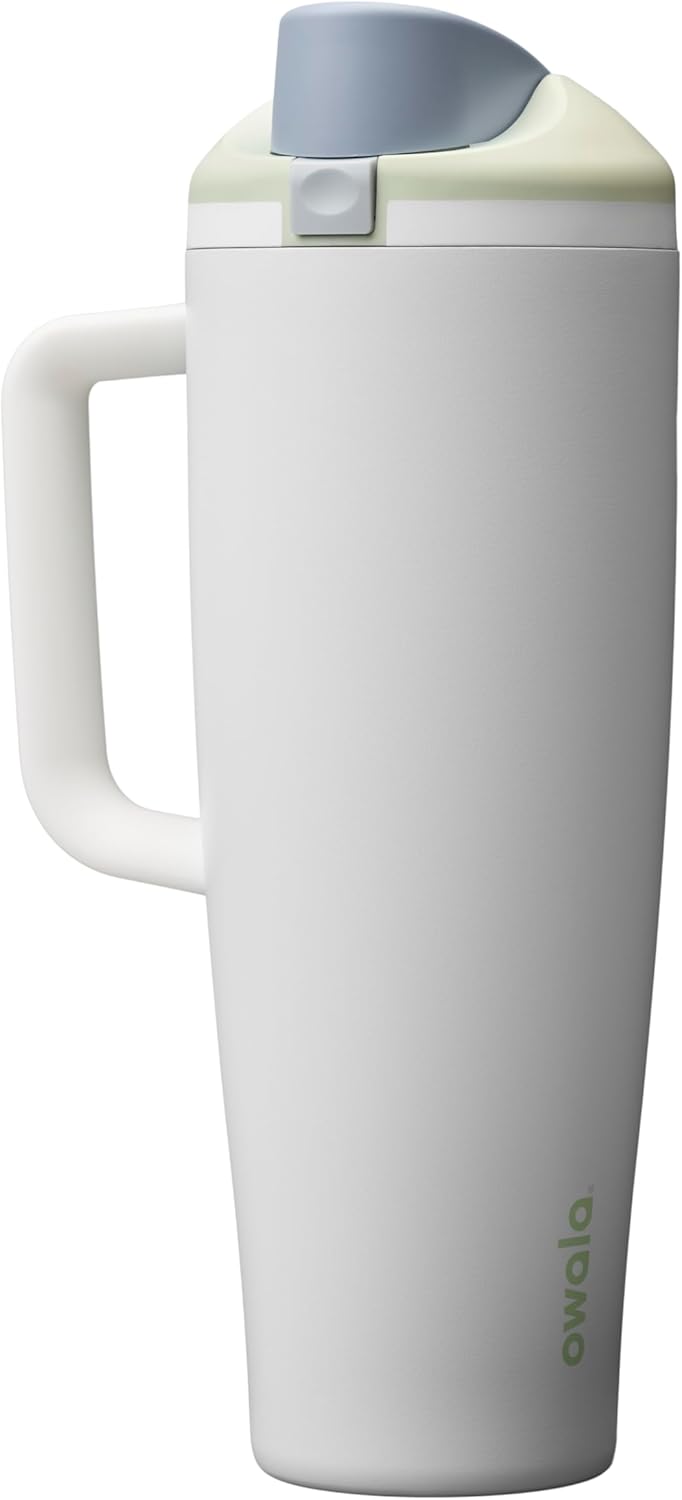 Owala FreeSip Tumbler - Insulated Stainless Steel Water Bottle with Built-In Straw | 40oz, BPA Free, Leak Proof, Iced Breeze