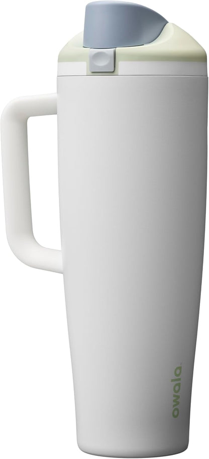 Owala FreeSip Tumbler - Insulated Stainless Steel Water Bottle with Built-In Straw | 40oz, BPA Free, Leak Proof, Iced Breeze