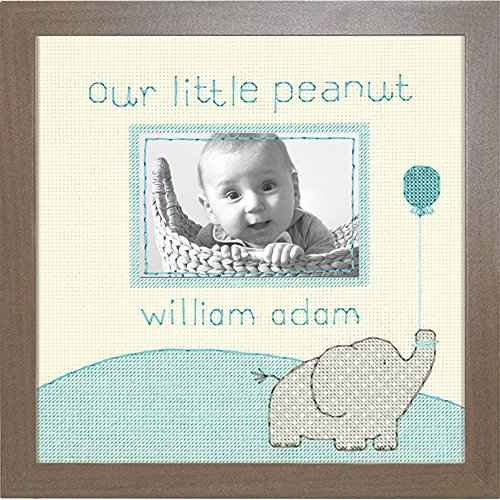 Dimensions 70-35348 Little Peanut Counted Cross Stitch Kit Baby Photo Frame, 8" x 8"