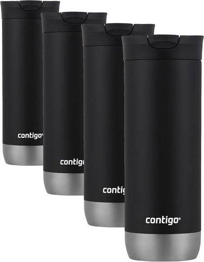 Contigo Huron 16oz Vacuum-Insulated Travel Mug - Leak-Proof Lid for Hot/Cold Beverages | Fits Most Cup Holders