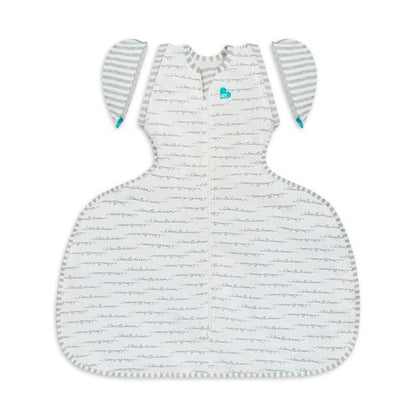 Love to Dream Swaddle UP Transition Bag - Warm Pink Silly Goose, Large (19-24 lbs) | Patented Zip-Off Wings for Safe Baby Transition