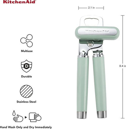 KitchenAid Multifunction Can Opener - 8.36-Inch Bottle Opener in Pistachio Color